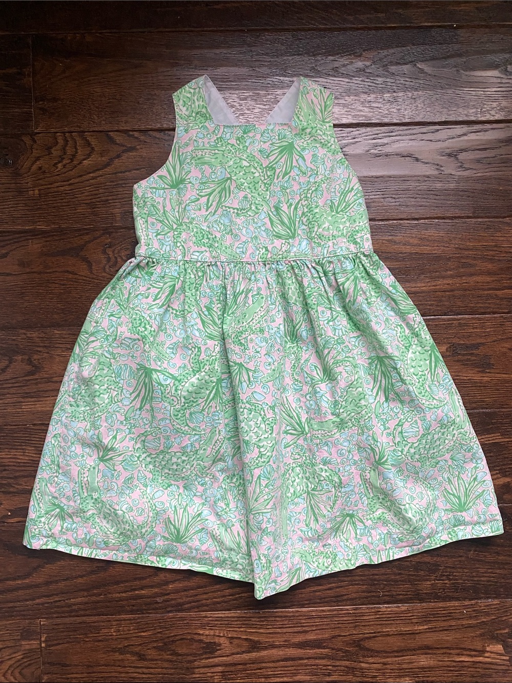 Lilly Pulitzer Pastel Crocodile Print Dress